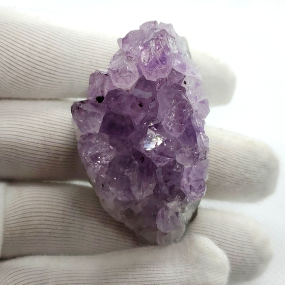 Amethyst Clusters Two Beautiful Pieces Dark & Light Colors #38 - Picture 7 of 13